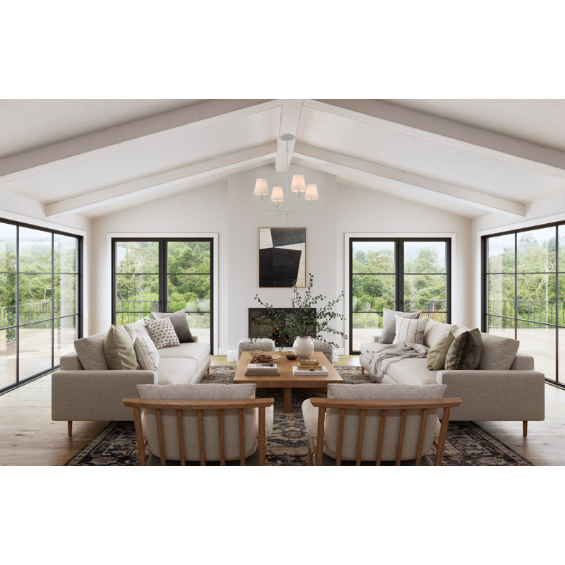 4 - Light Dimmable Classic / Traditional Chandelier, Matte White