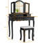 Ensemble de meuble-lavabo avec tabouret Garver-465809432