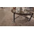 Mayer 40'' Clock Table With Tempered Glass Top And Moving Gears In Aged Gold And Black