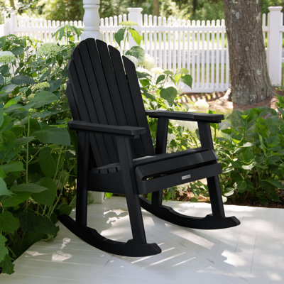 Chaise berçante d'extérieur en plastique