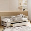 Lit plateforme simple tapissier en forme de L avec rangement et tiroirs (lit)-1134771932