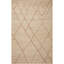 Bement Geometric Handmade Ivory/Natural Area Rug-643863630
