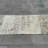 Vintage Beige Turkish Oushak Wool Area Rug with Unique Patchwork Design for Hallways
