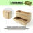 Stack Bamboo Drawer Organizer Set Of 5, Kitchen Utensil, Flatware&Silverware Organizer-Wood Laminated Stackable For Kitchen, Bedroom,