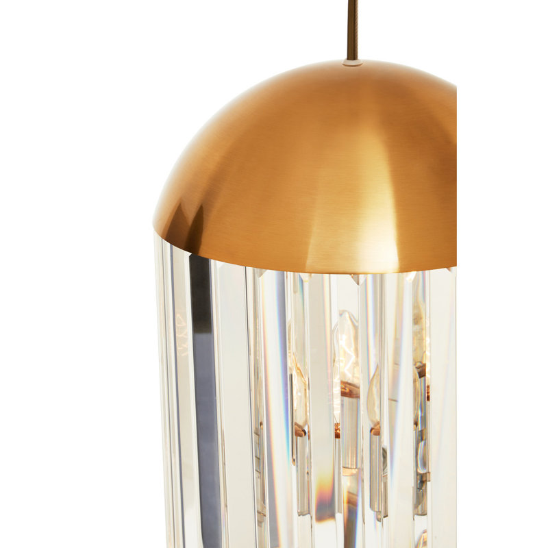 Amaud 6 - Light Bronze Lantern Pendant
