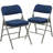 Ivadelle Upholstered Metal Folding Event Chairs with Padded Seats-1993064822