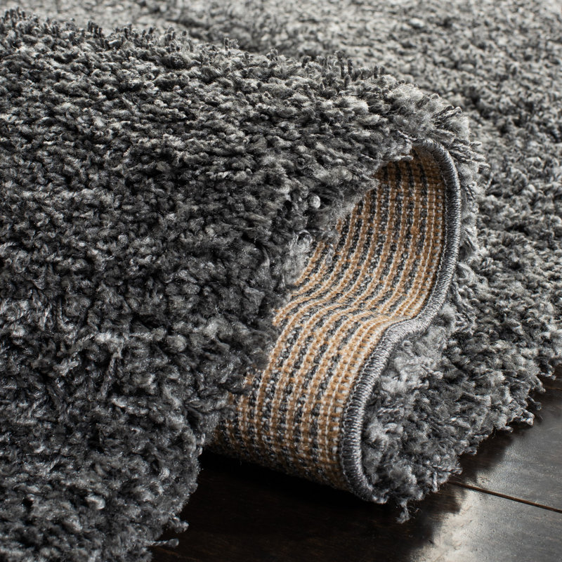 Delane Dark Gray Area Rug, Runner 2'3" x 11'