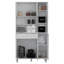 Tigard 1-Shelf 1-Drawer Pantry Cabinet -111835916