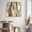 Beige Blocks II High-Gloss Frameless Acrylic Glass Wall Art Abstract Print by Oliver Gal, Ready to Hang, 12 x 12-958589674-958589683