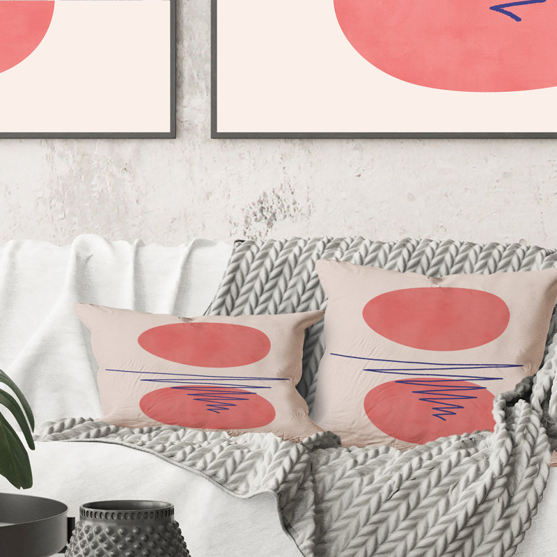 Abstract Throw Pillow