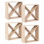 Solid Wood Open Shelving Wine Bottle Rack-1003872127