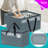  4 Pack Large Storage Bins with Lids, Heavy Duty Closet Organizers and Storage, Foldable Clothes Storage Bags, Storage Containers for Blanket, Comforter, Pillow, Bedding (Gray, 4 Pack)-1083238904