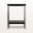 Mina End Table in Gray and Espresso
