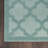 Adianey Red Barrel Studio Easy Care Trellis Aqua/Teal Blue Indoor/Outdoor Area Rug-1350939981