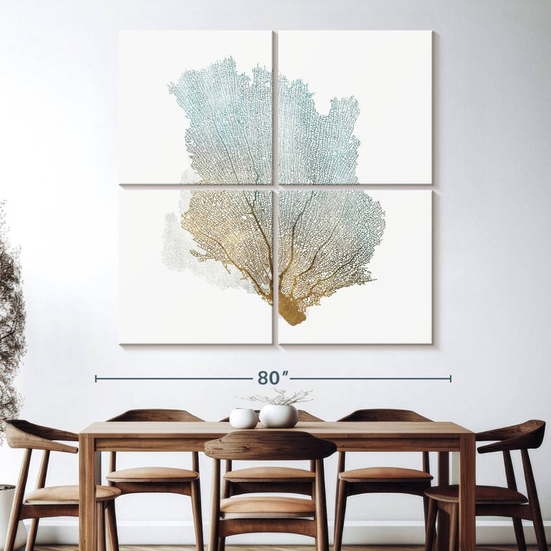 Brampt Light Delicate Coral I, 74" H x 74" W
