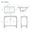 Meuble-lavabo simple 36 po Voltaire