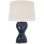 Thomas O'Brien Misaki 28" Table Lamp in Sandy Midnight with Linen Shade