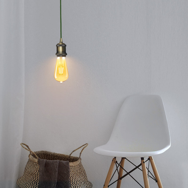Annahy 1 - Light Single Pendant, Green Brass