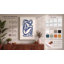 Seated Form in Lines Minimalist 1 Piece Wrapped Canvas Wall Art-932984795-932984803