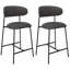Luna Leather Counter Bar Stool-1477648373