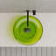 Lavabo vasque rond en résine fluorescente 15 "MonBlari - vert-120971854