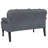 Chandale vidaXL 47” W Small Loveseat, Velvet Chesterfield Sofa, 2 Seater Couch for Living Room-178937410
