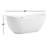 Labrusca 62'' x 28.3'' Soaking Fiberglass Bathtub-877563417