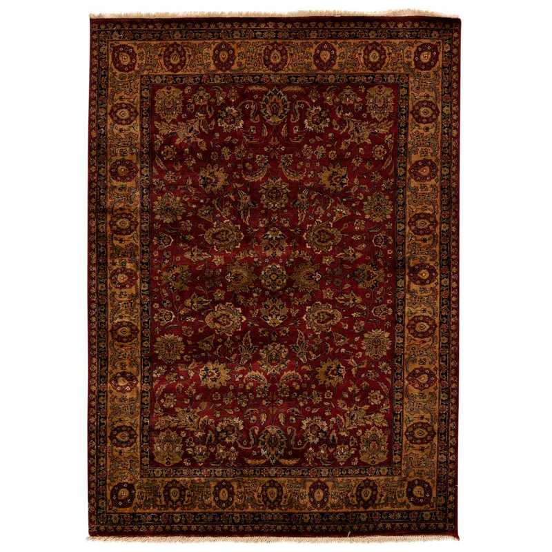 Oriental Area Rug in Gold