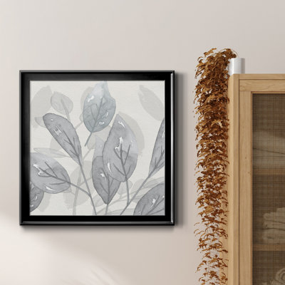 Shadow Leaves II - peinture sur toile encadrée