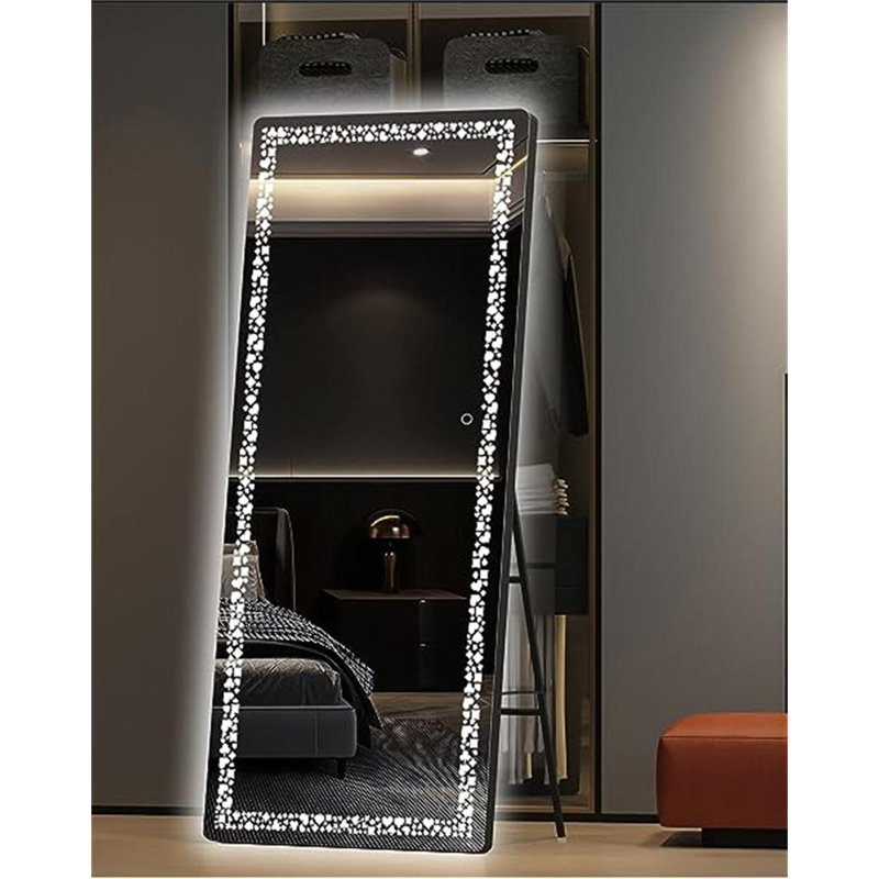 Shannay Metal Floor Mirror