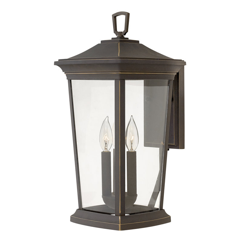 Bromley Oil Rubbed Bronze 3 - Bulb Outdoor Wall Lantern