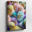 Toile, grappe vibrante de poussins moelleux dans un ensemble enchanteur d'art de couleurs pastel-694669334
