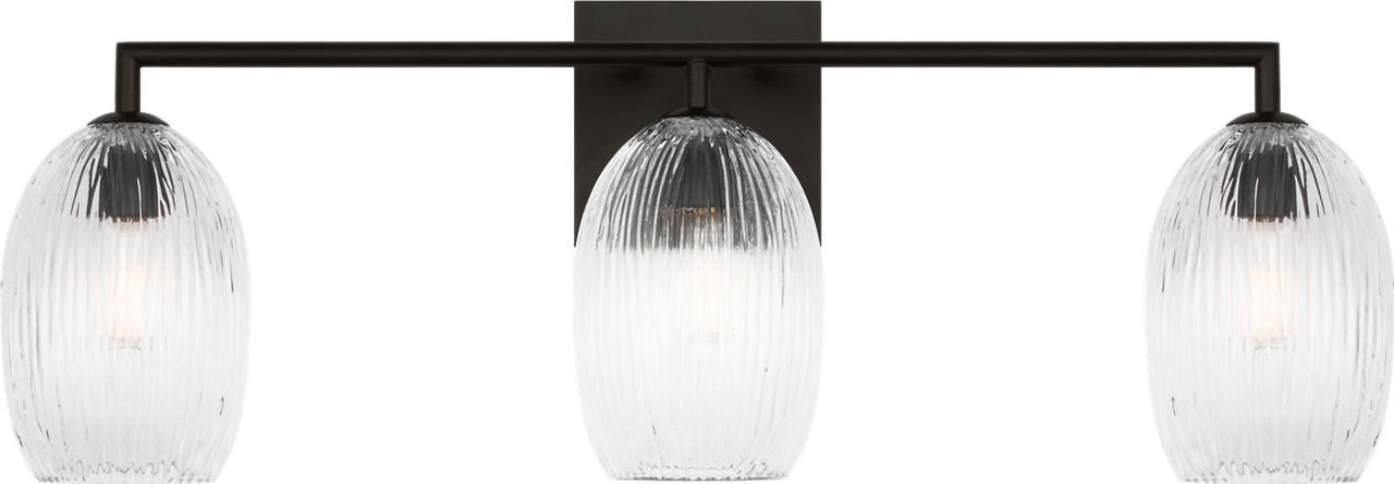 Wilmont Vanity Light, Aged Iron, 3