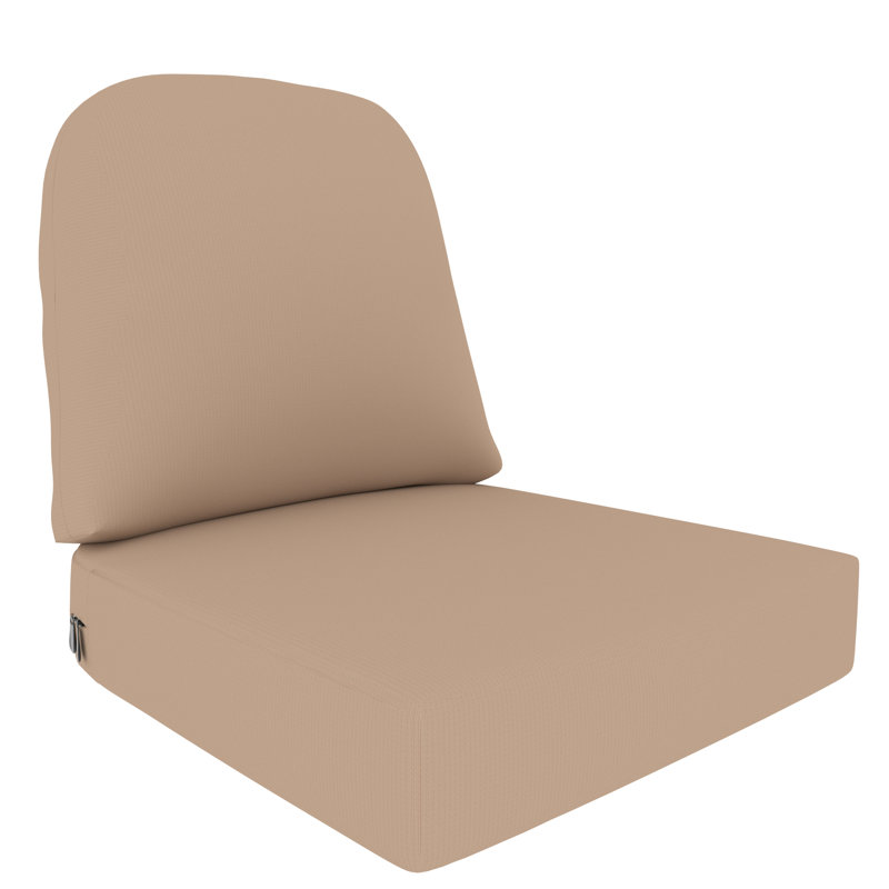 Outdoor Deep Seat Cushion, 22 x 24 x 5 Inch High-Density Foam Patio Chair Cushion with Water-Repellent & UV-Resistant Cover, Lightweight & Tear-Resistant Seat & Back Cushion