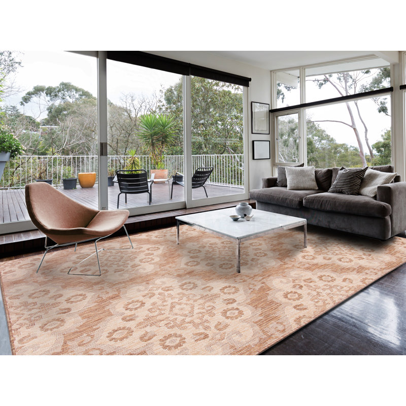 Tapis brun intérieur/extérieur Blakeley, Rectangle de 8 pi x 10 pi