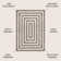 Isibeal Modern Classic Mitre Stripe Brown/Ivory Rug
