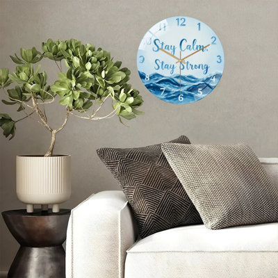 Horloge murale 12 po OceanWaves