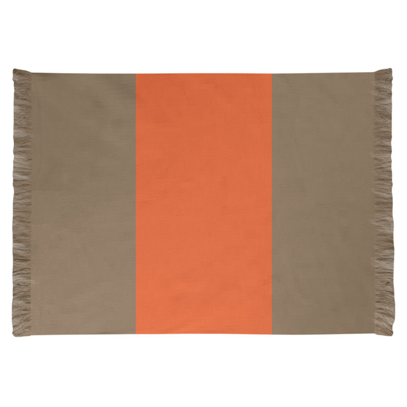 Tapis doré/orange rayé San Francisco, Oui
