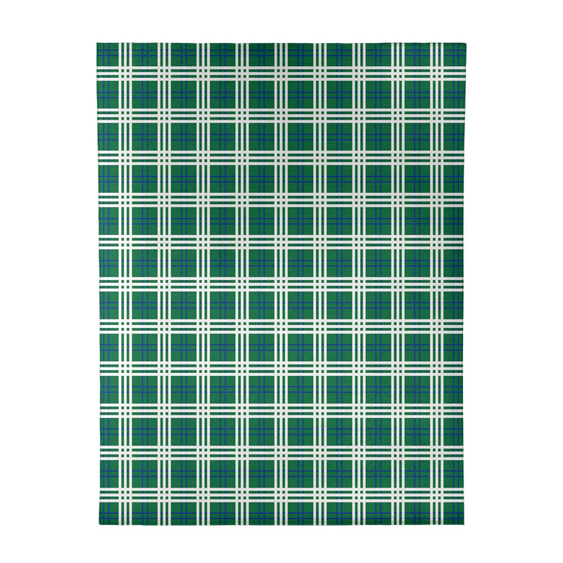 Tapis écossais vert, Rectangle 8 pi x 10 pi
