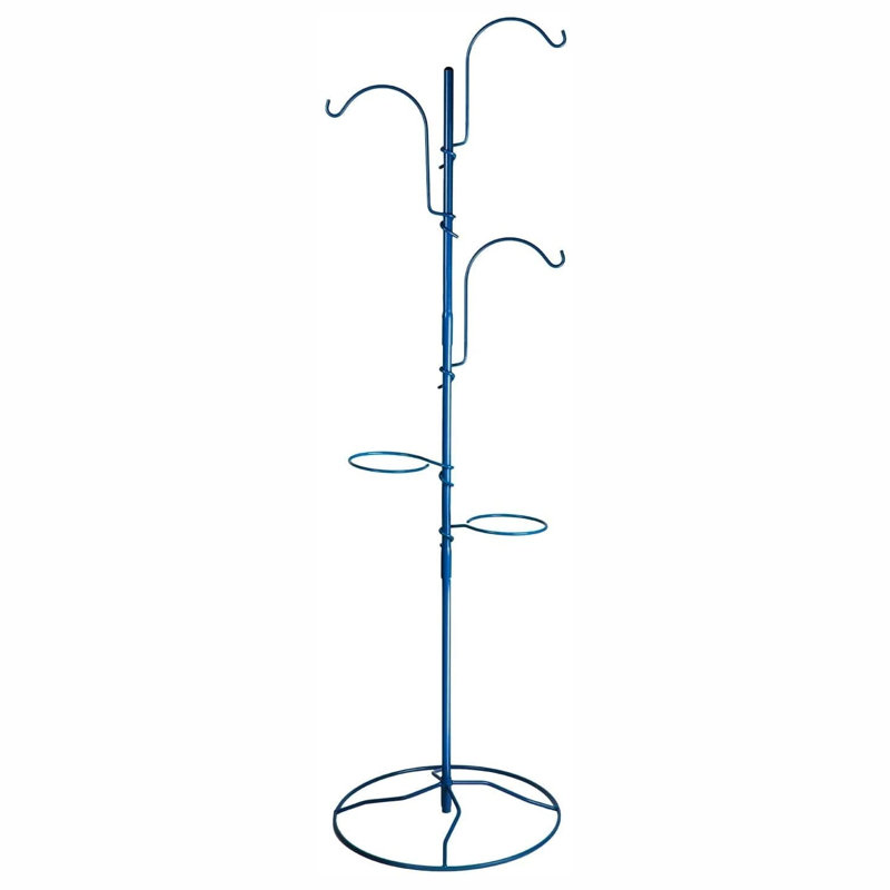 Steel Stand Hose Holder, Blue