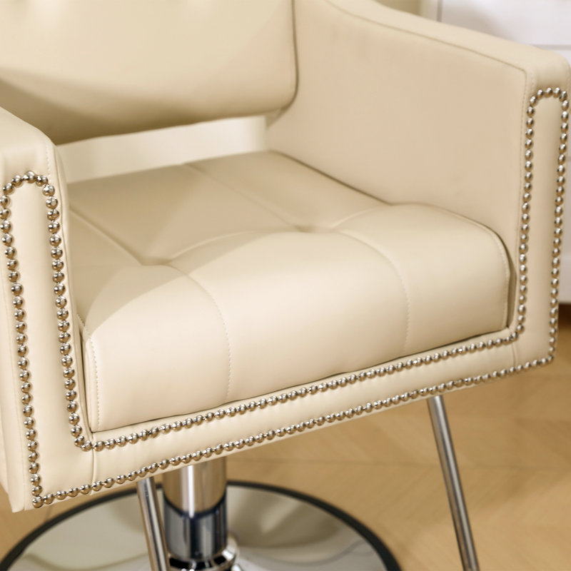 Fauteuil de barbier Nashira, Beige