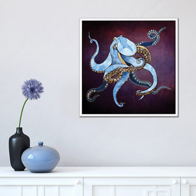 Metallic Octopus Iii - Print on Canvas