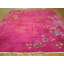 Hand Knotted Wool Area Rug in Pink