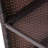 Outdoor Wicker Bar Table, A Square Rattan Bistro Bar Table With A Storage Rack, Suitable For Patios, Gardens, Poolside Areas, Balconies And Backyards.