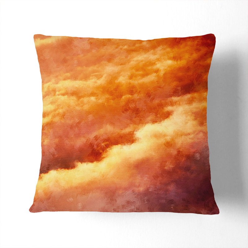 Passing Clouds Cushion with Filling, 40cm H x 40cm W x 15cm D