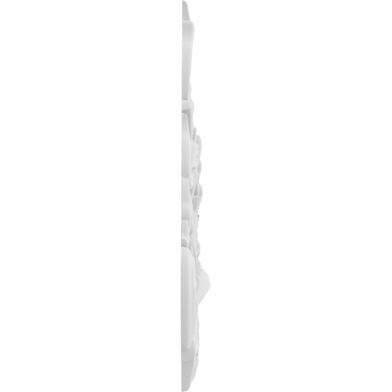 Rosette Delphos, H 5 po x l 3,75 po x P 0,63 po