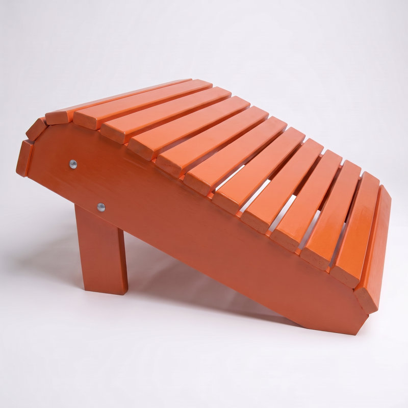 Accessoire de repose-pieds Adirondack - 14 options de couleurs | Prêt pour l'extérieur,  livré entièrement assemblé, Melon