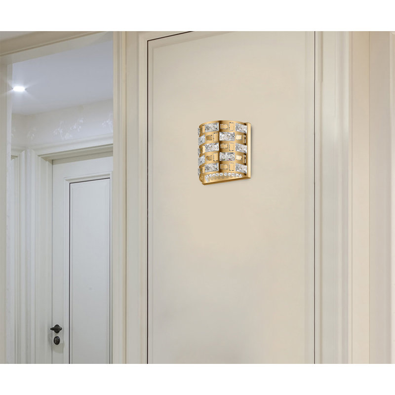 Claussen Flush Mounted Sconce, Gold