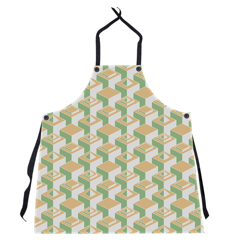 Tablier de gratte-ciels, Orange/vert