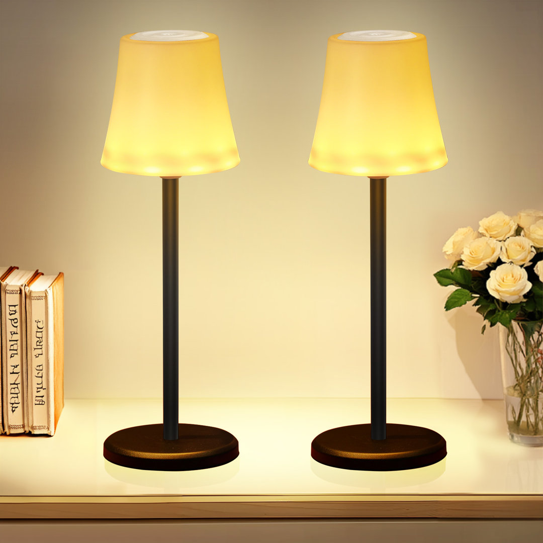 Gwendia USB Table Lamp (Set of 2) Ebern Designs